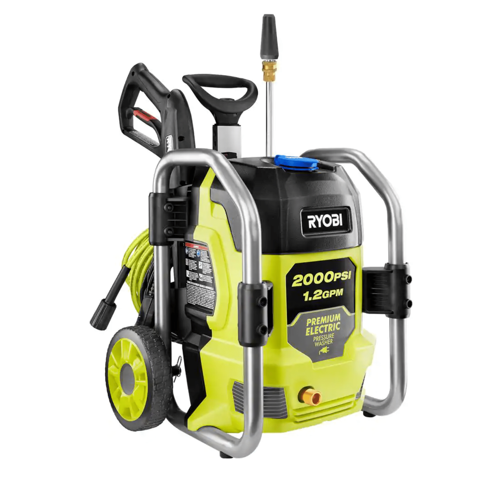 Ryobi 2000PSI 1.2GPM Cold Water Electric Pressure Washer. RY142022VNM