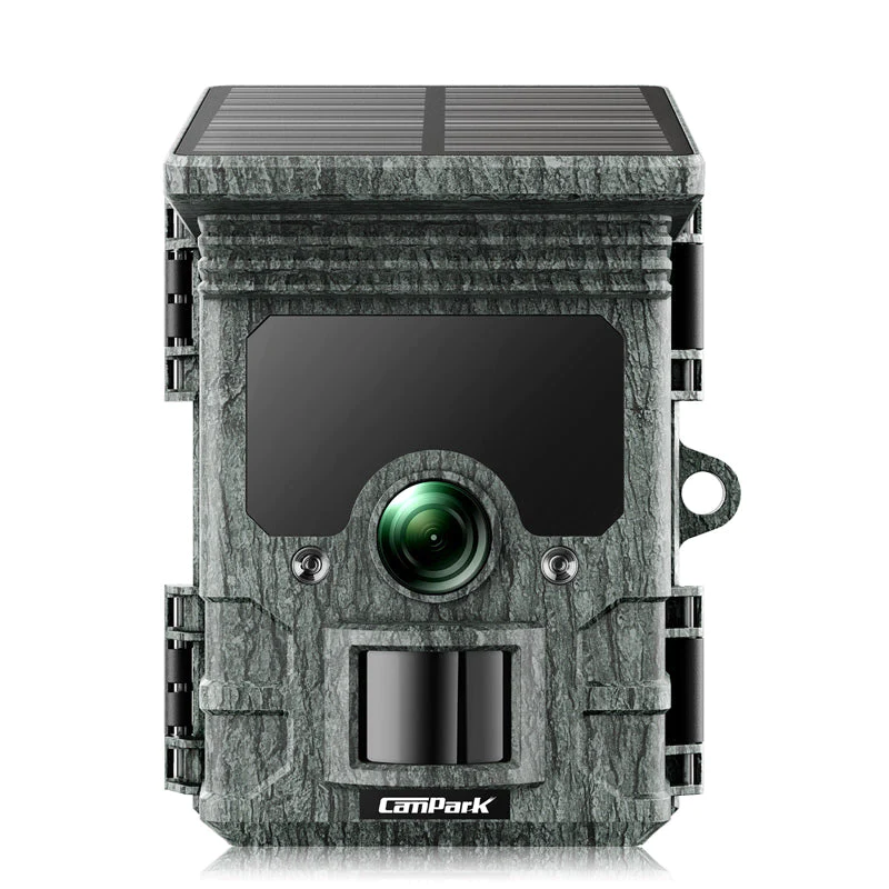 Campark T300 4K 30MP Solar Powered WiFi Bluetooth Trail Camera. with Infrared Night Vision. Waterproof