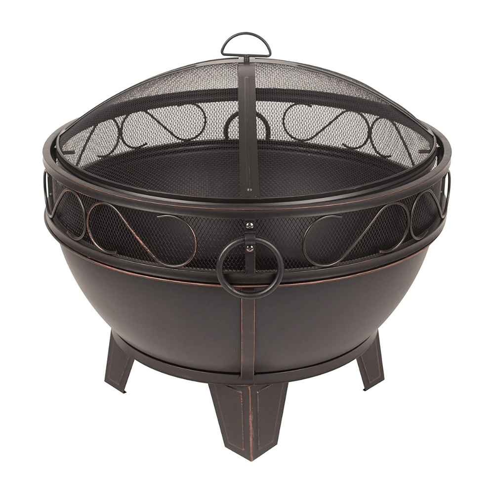 Pleasant Hearth OFW295R Bellora Burning Wood Fire Pit