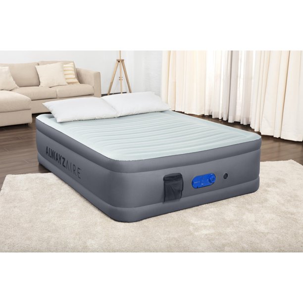 Bestway Alwayzaire 20 Inch Queen Air Mattress With Built-In Pump