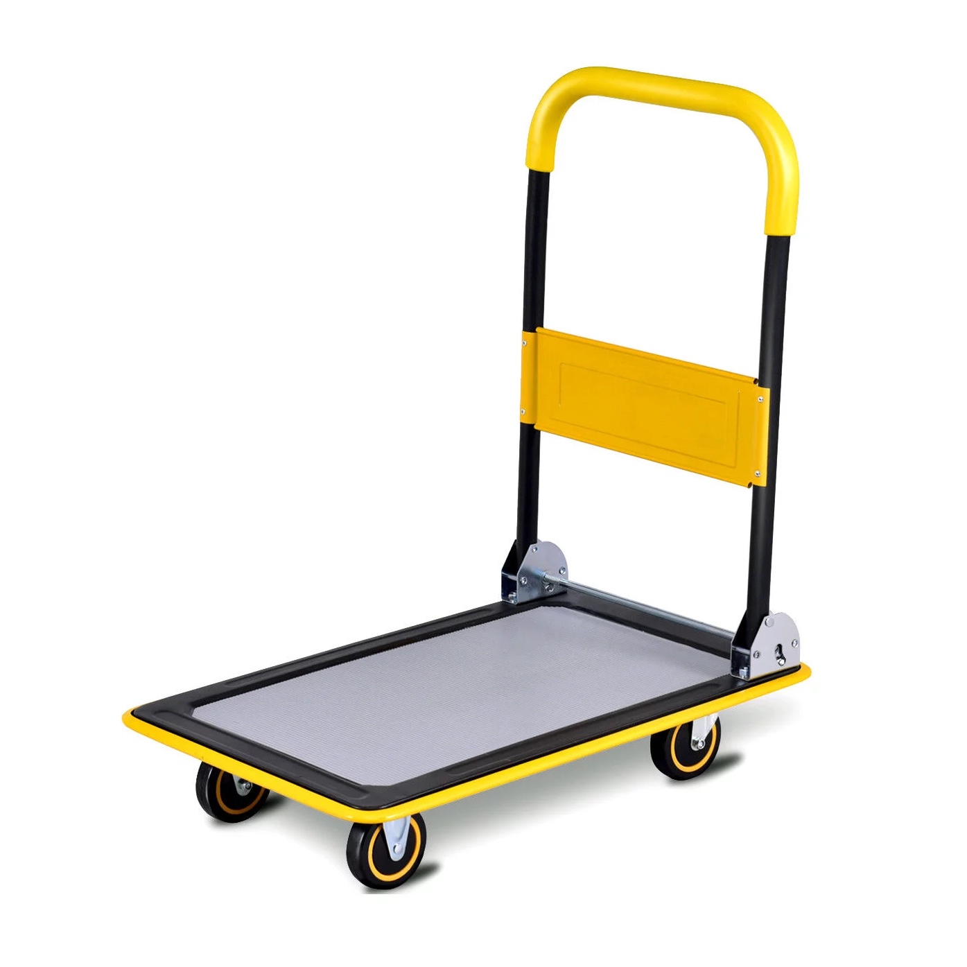 Costway TL32901 330 lbs Folding Platform Cart Dolly Push Hand Truck Moving Warehouse Foldable
