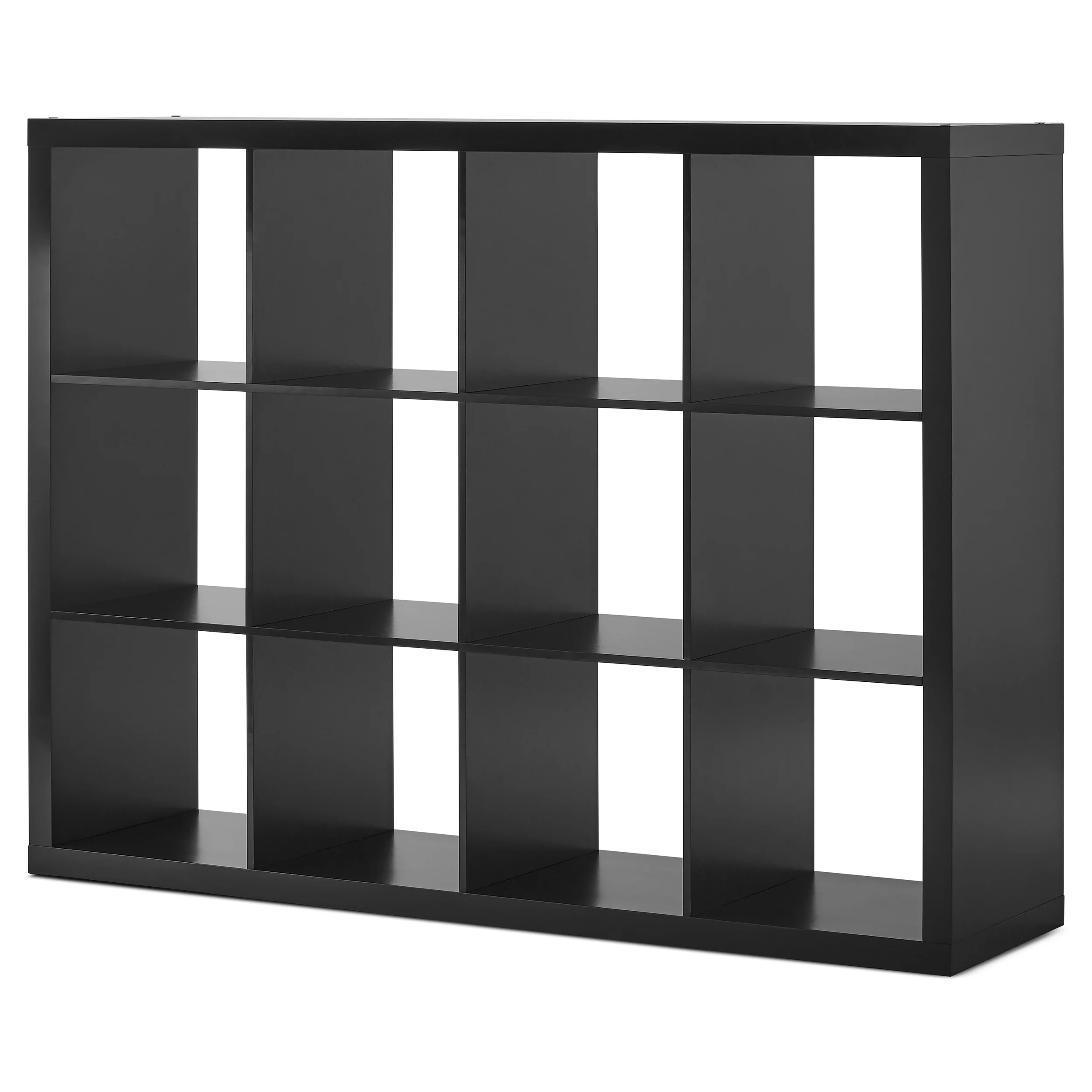 Better Homes & Gardens 12-Cube Storage Organizer. Solid Black