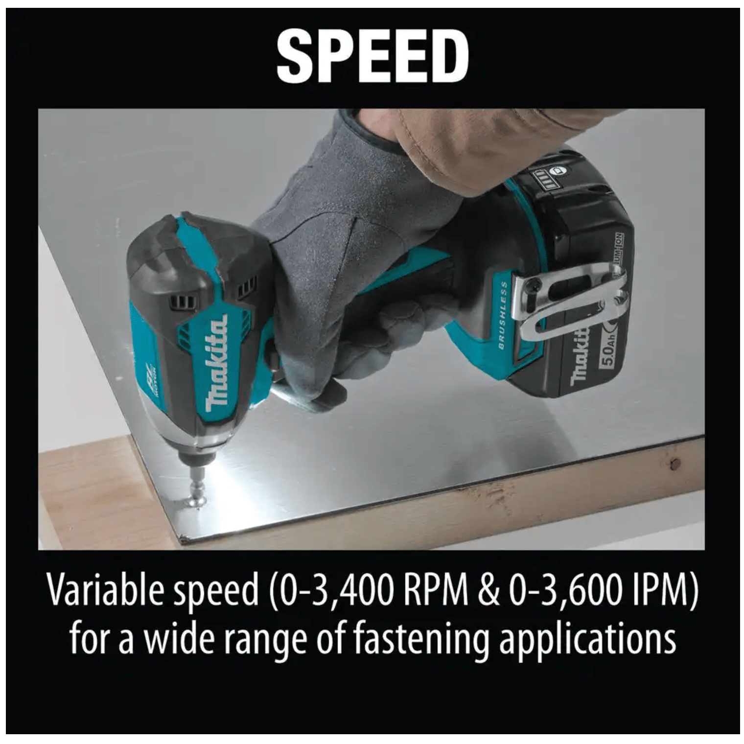 Makita XT269T 18-Volt LXT Lithium-Ion Brushless Cordless 2-Piece Combo Kit (Hammer Drill/ Impact Driver) 5.0 Ah