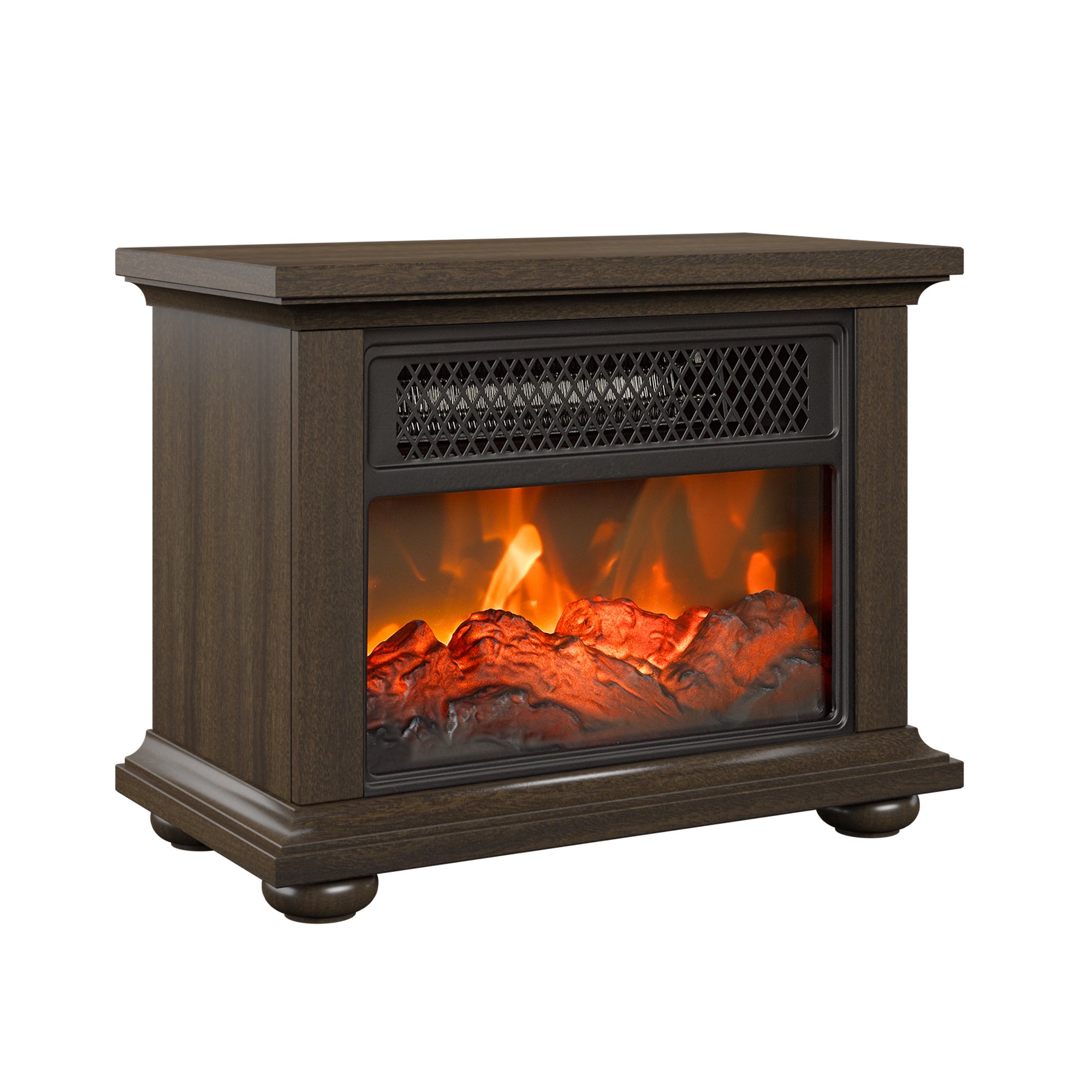 Duraflame Compact Traditional Tabletop Electric Heater with Realistic Flames. Stanton Birch