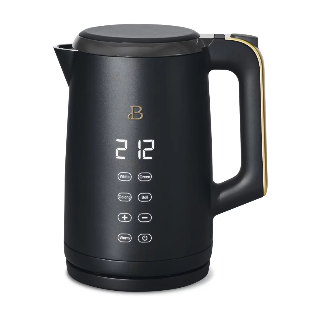 Beautiful 1.7L One-Touch Electric Kettle. Black Sesame by Drew Barrymore