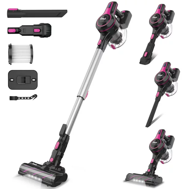 Inse Cordless Vacuum Cleaner. 6 in 1 Powerful Suction Lightweight Stick Vacuum
