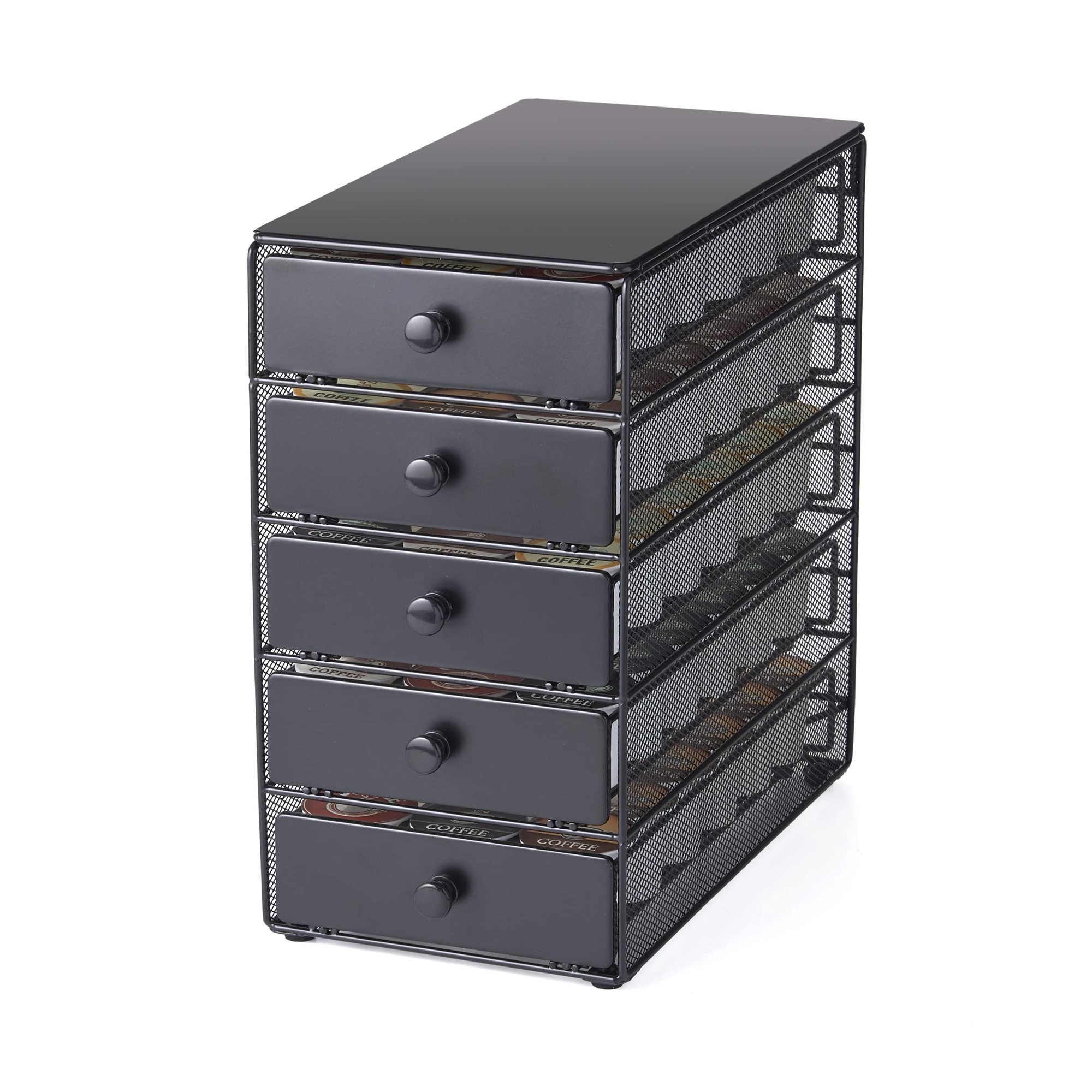 Nifty Solutions 5-Tier Coffee Pod Drawer. Compatible with K-Cups. 90 Pod Capacity