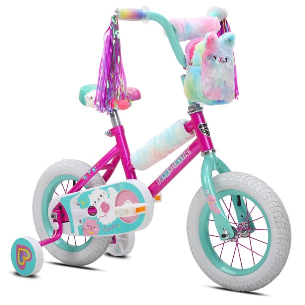Kent Bicycles 12 In. Furrr-Tastic Cat Girl-s Bike. Pink And Blue