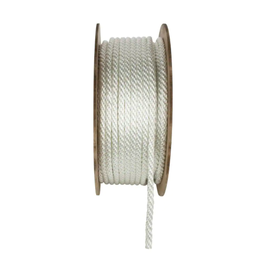 Everbilt 1/2 in. x 300 ft. Solid Braid Nylon Rope. White