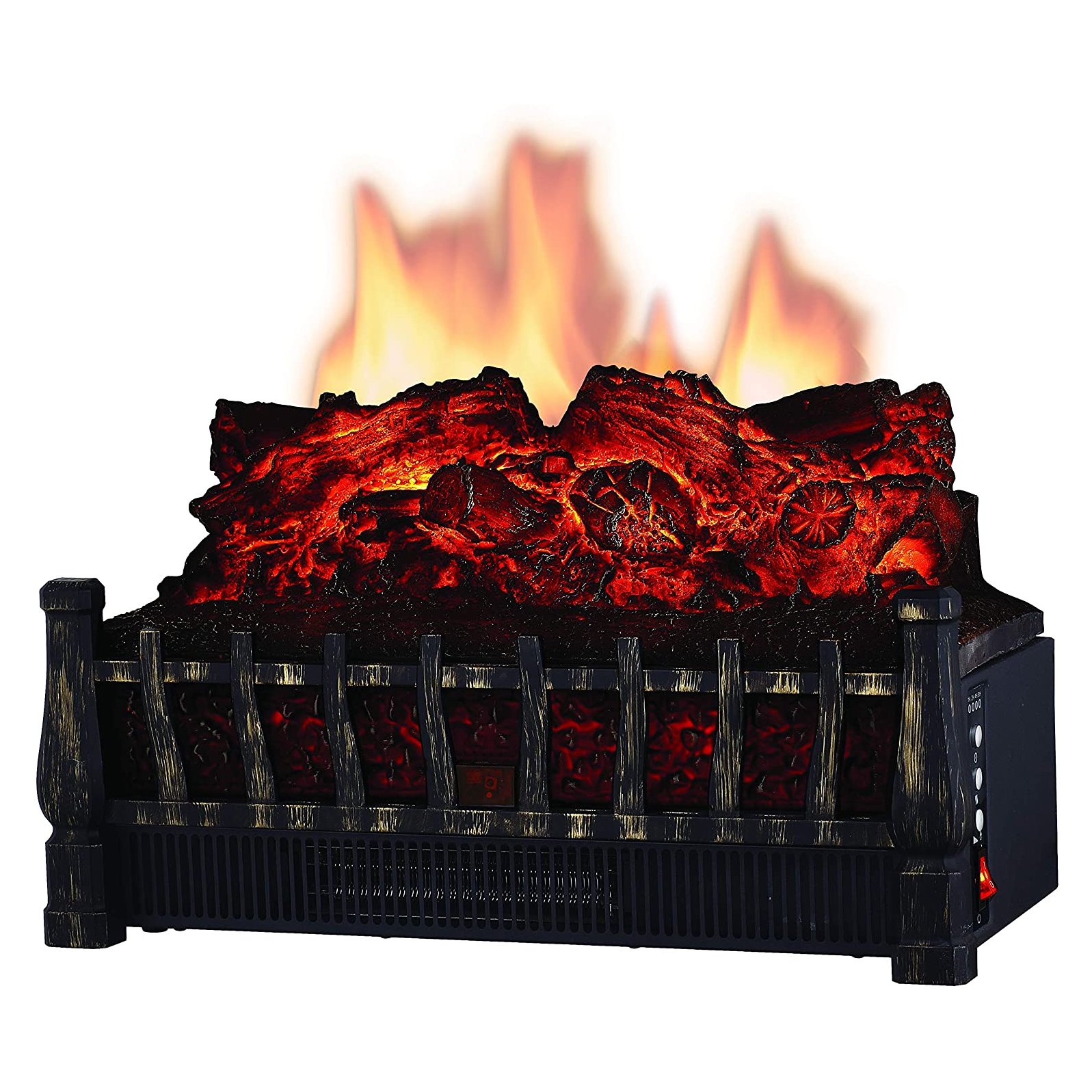 World Marketing of America Inc. Comfort Glow Electric Log Insert Heater with Remote Control