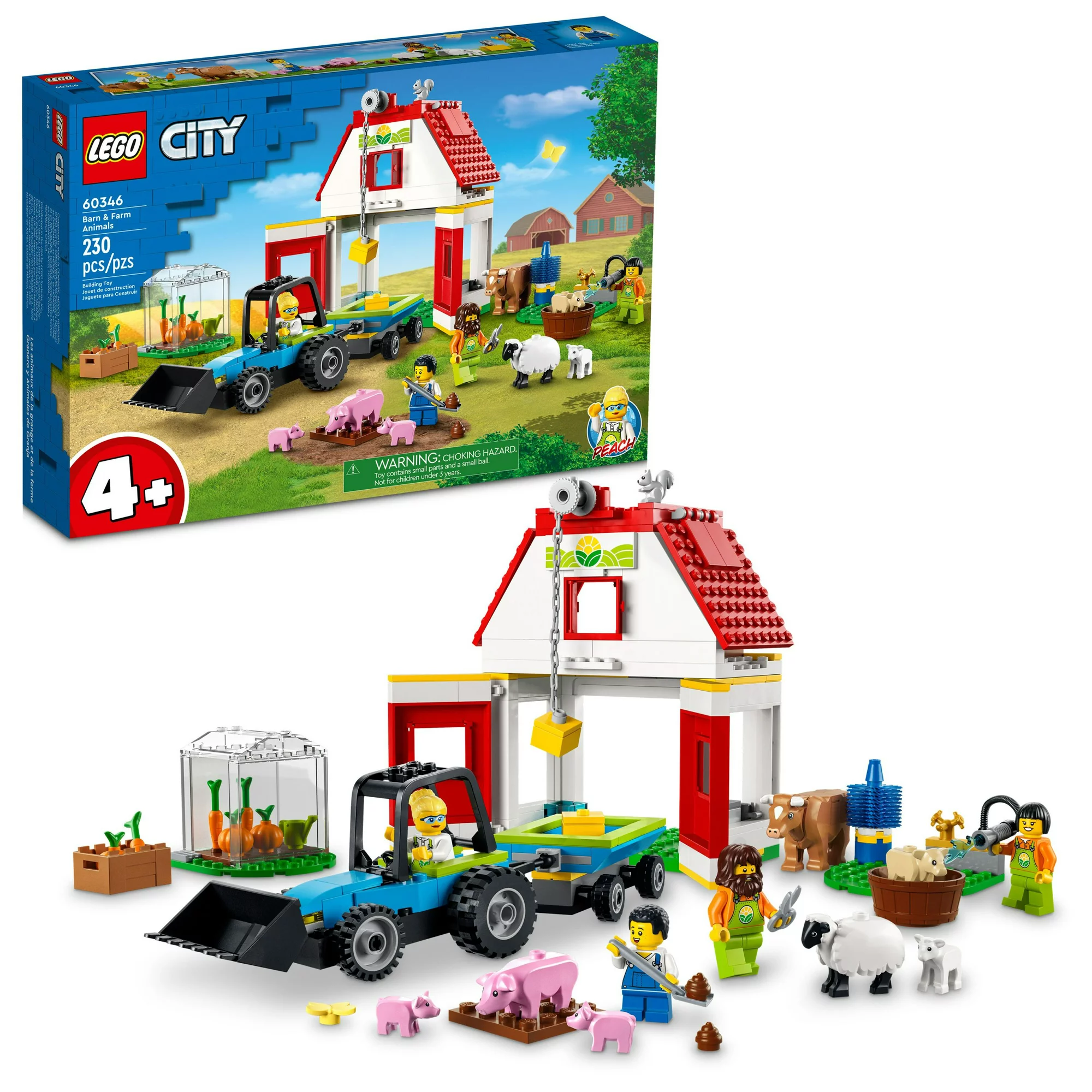 Lego City Barn & Farm Animals 60346 Building Set