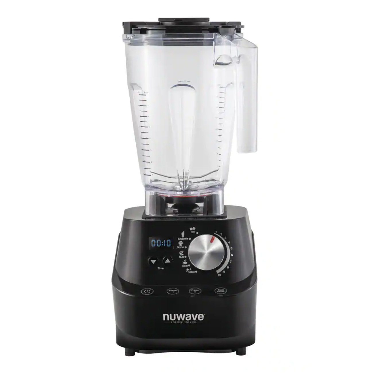 NuWave 64 oz. 6 Speed Countertop Infinity Blender with Black Finish