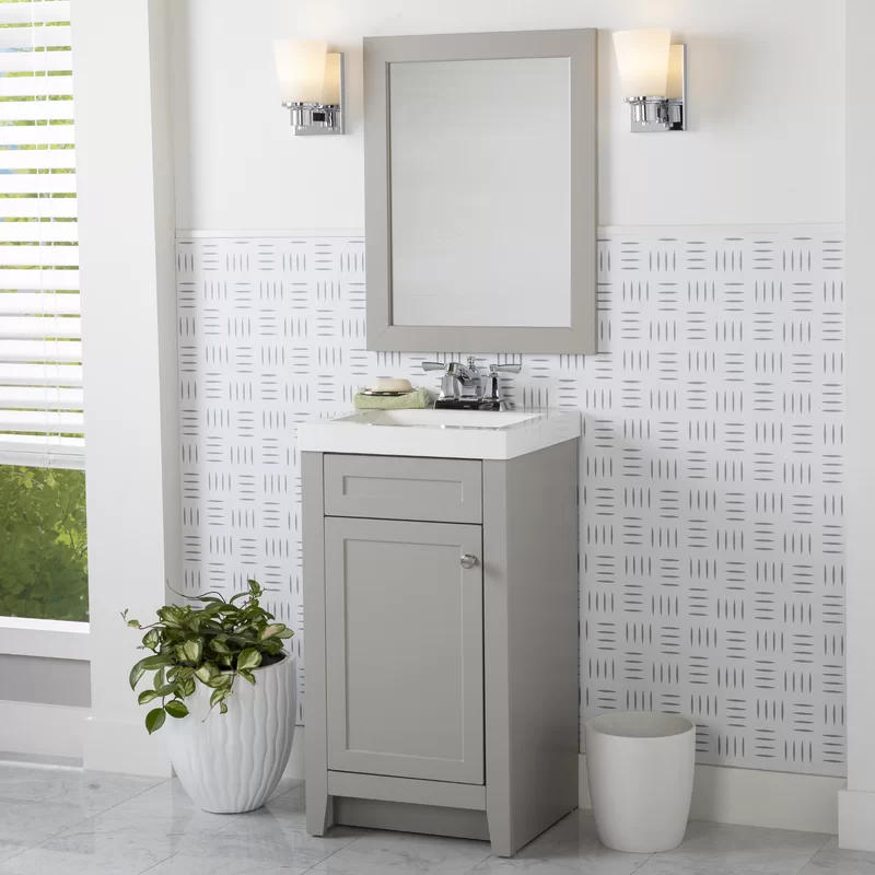 Zipcode Design Adriano 18.25” Free-standing Single Bathroom Vanity