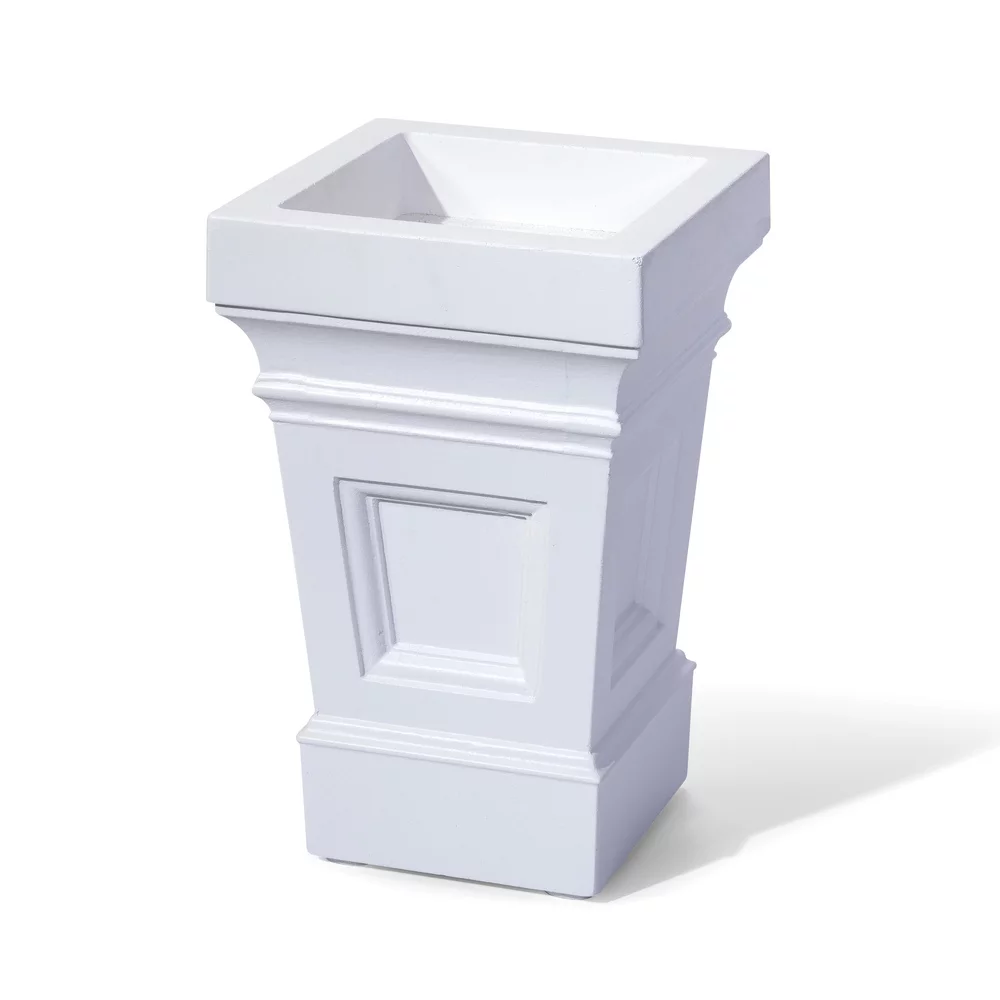 Step2 Atherton Raised White Planter Box. Resin