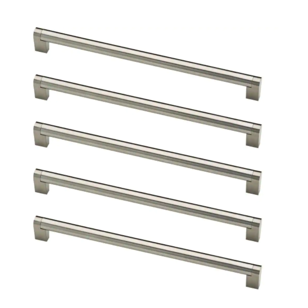 Liberty Stratford Bar 11-5/16 in. (288 mm.) Center-to-Center Stainless Steel Drawer Pull (5-Pack)
