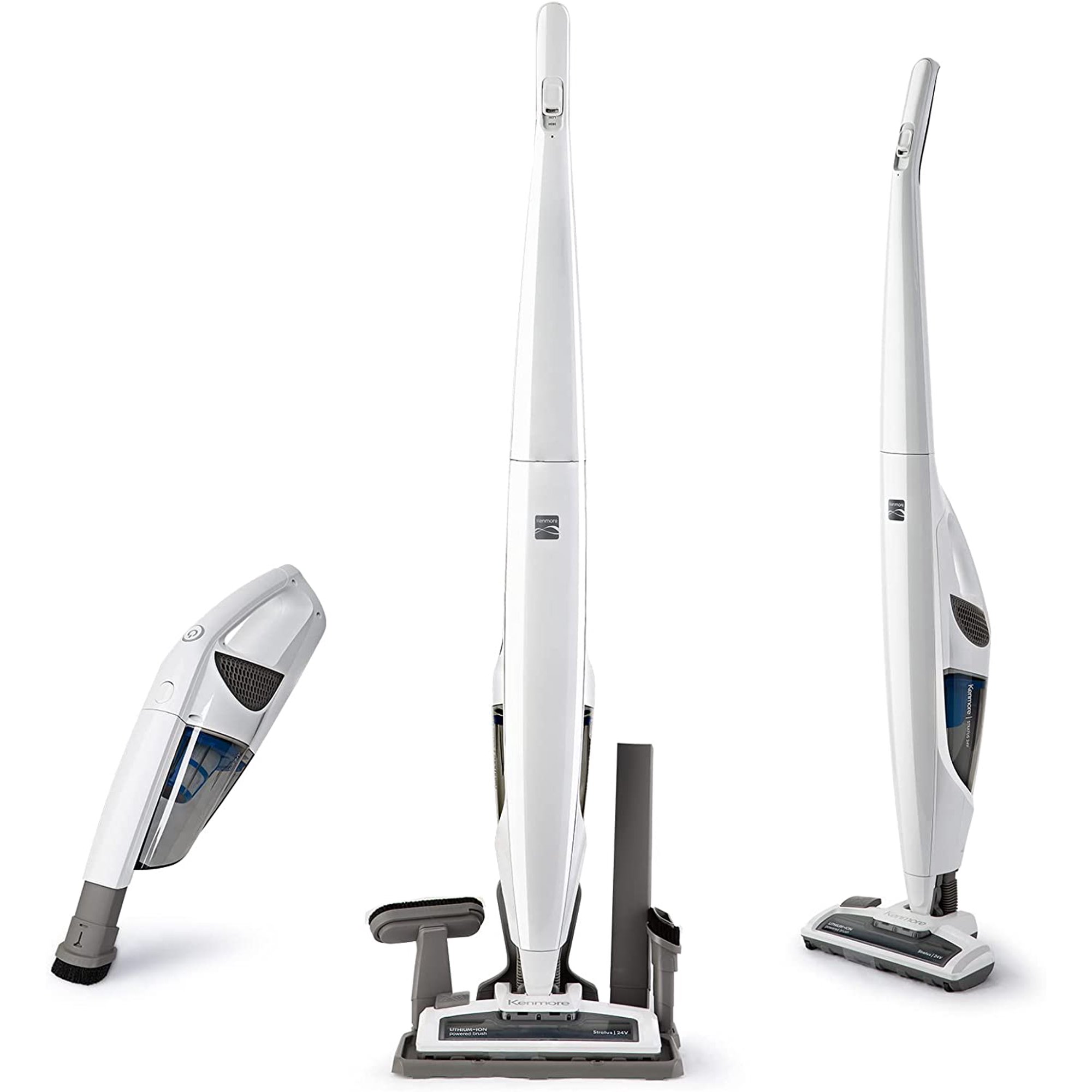 Kenmore DS1030 2-in-1 Cordless Stick Vacuum. White