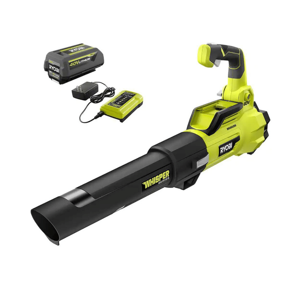 Ryobi 40V Brushless 125 MPH 550 CFM Cordless Battery Whisper Series Jet Fan Blower. RY40470VNM