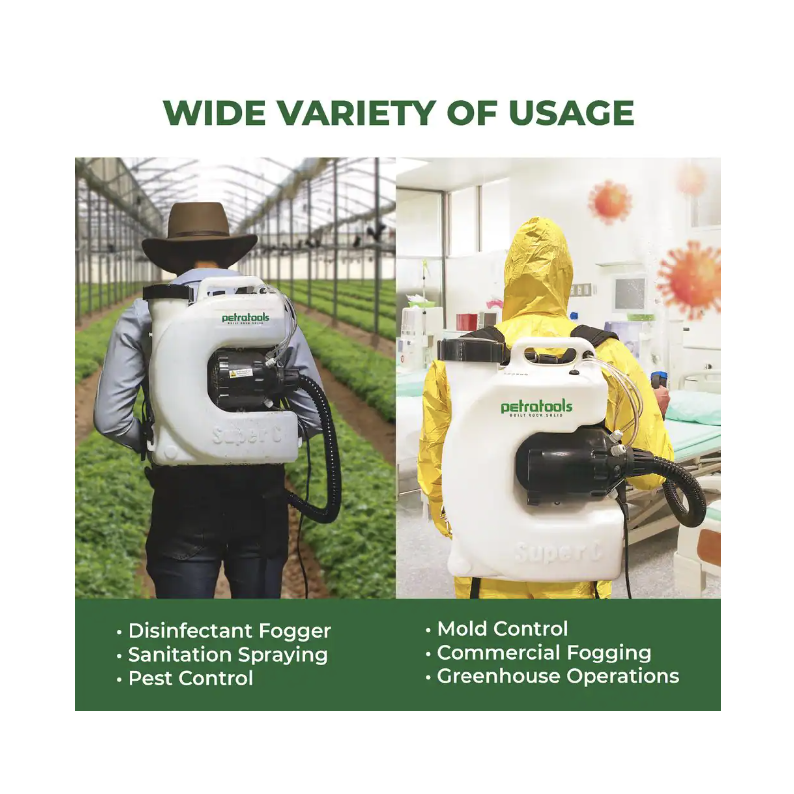 Petra 4 Gal. ULV Electric Fogger Backpack Sprayer
