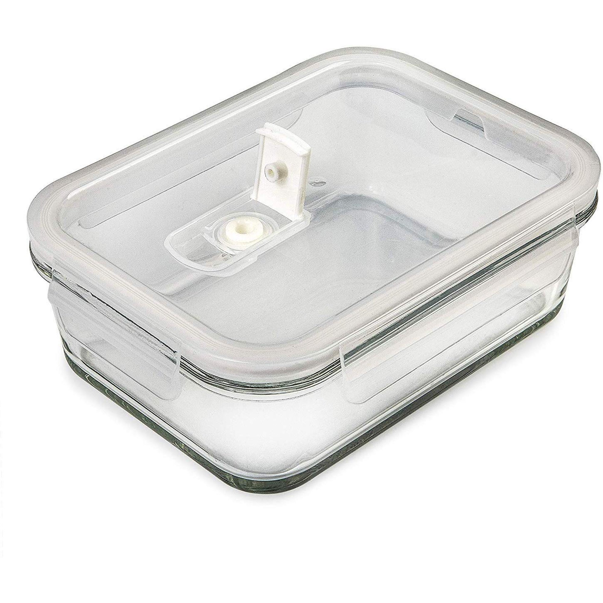 Prep Naturals 30 Ounce Glass Meal Prep Container with Airtight Lids. 5-Pack