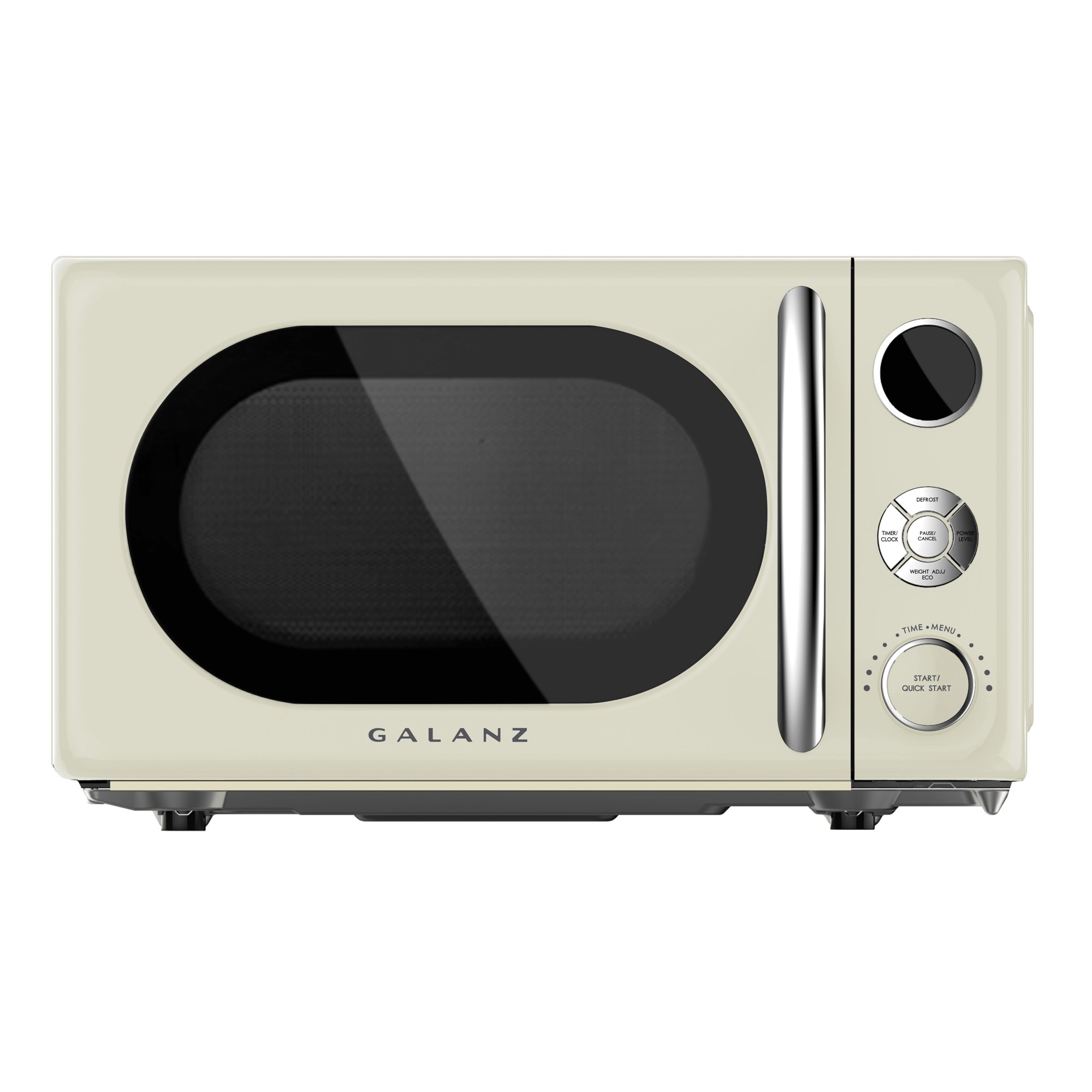 Galanz 0.7 Cu. Ft. Retro Countertop Microwave Oven. 700 Watts. Cream