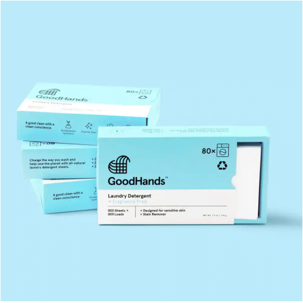 GoodHands Laundry Detergent Sheets - Unscented with Stain Remover - (640 Loads)