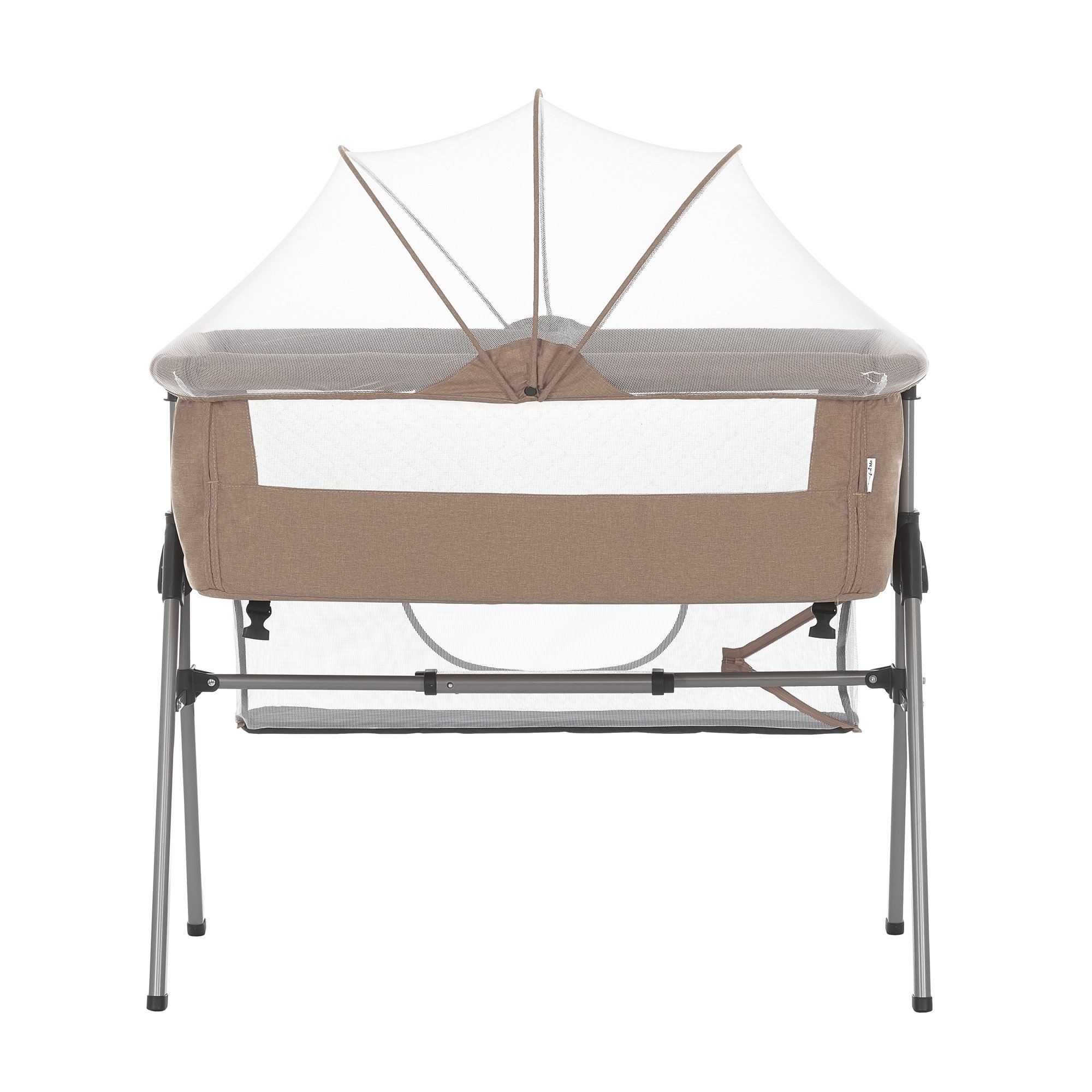 Dream On Me Lotus Bassinet & Bedside Sleeper. Brown