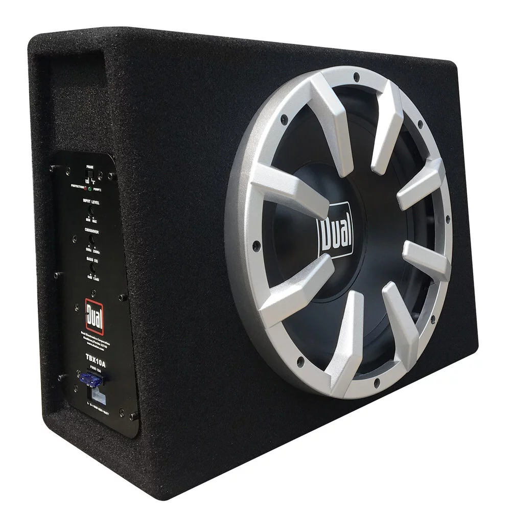 Dual Electronics TBX10A 10″ Enclosed Subwoofer With Built-in 300 Watt Amplifier