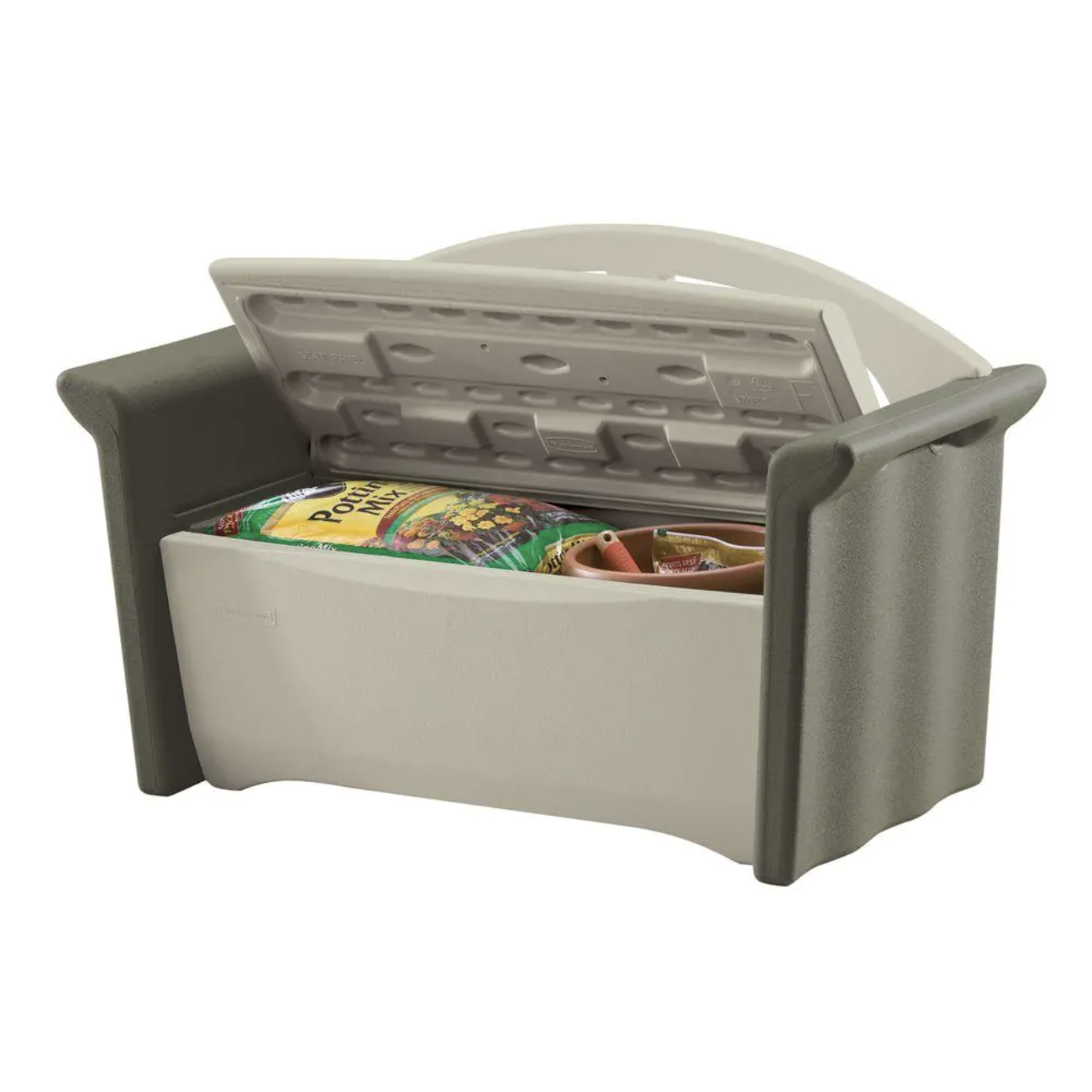 Rubbermaid 32 Gal. Resin Patio Storage Bench