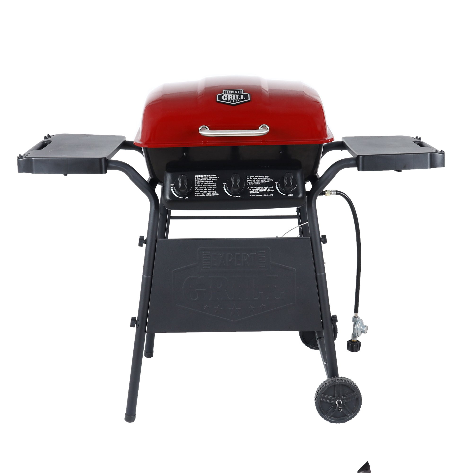 Expert Grill GBC2016WRS 3-Burner 27.000 Btu Gas Grill. Red