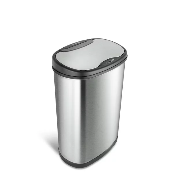 Nine Stars 13.2 gal / 50L Motion Sensor Kitchen Garbage Can. Stainless Steel
