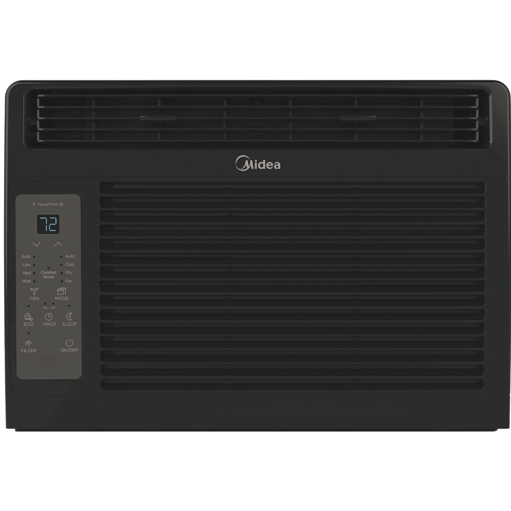 Midea 5.000 BTU 115V Window Air Conditioner with ComfortSense Remote. Black. MAW05R1WBL