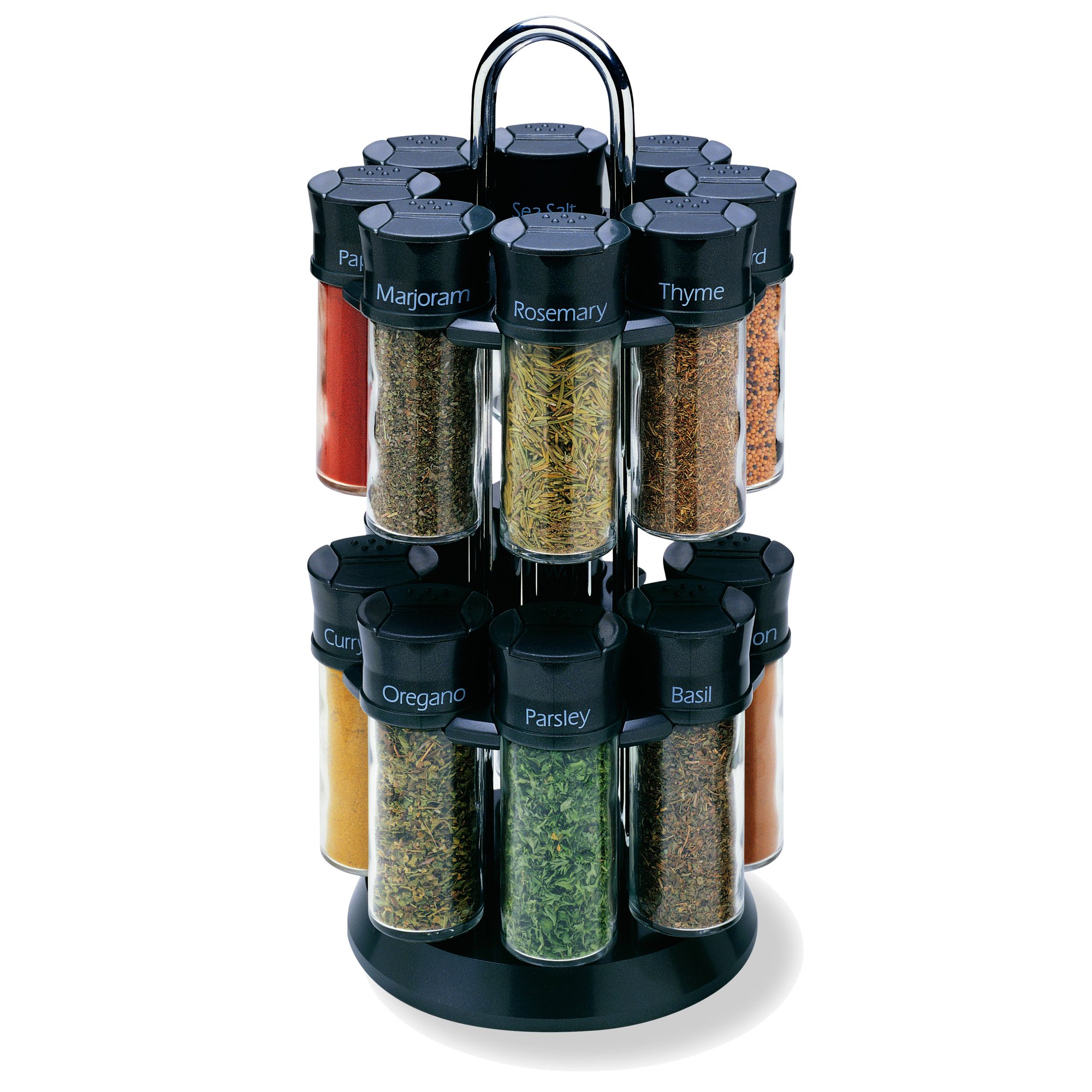 Olde Thompson Spice Rack Set. 17 Pieces
