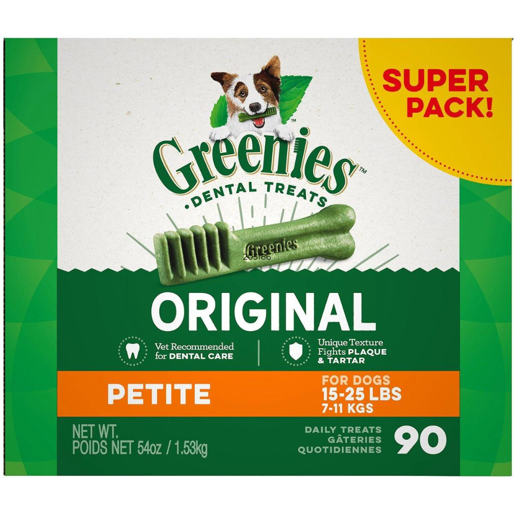 Greenies Petite Dental Dog Treats. 90 Count