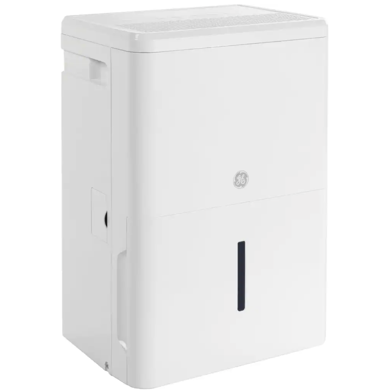 GE 22 pt. Dehumidifier with Smart Dry for Bedroom. Basement or Damp Rooms up to 1500 sq. ft. in White