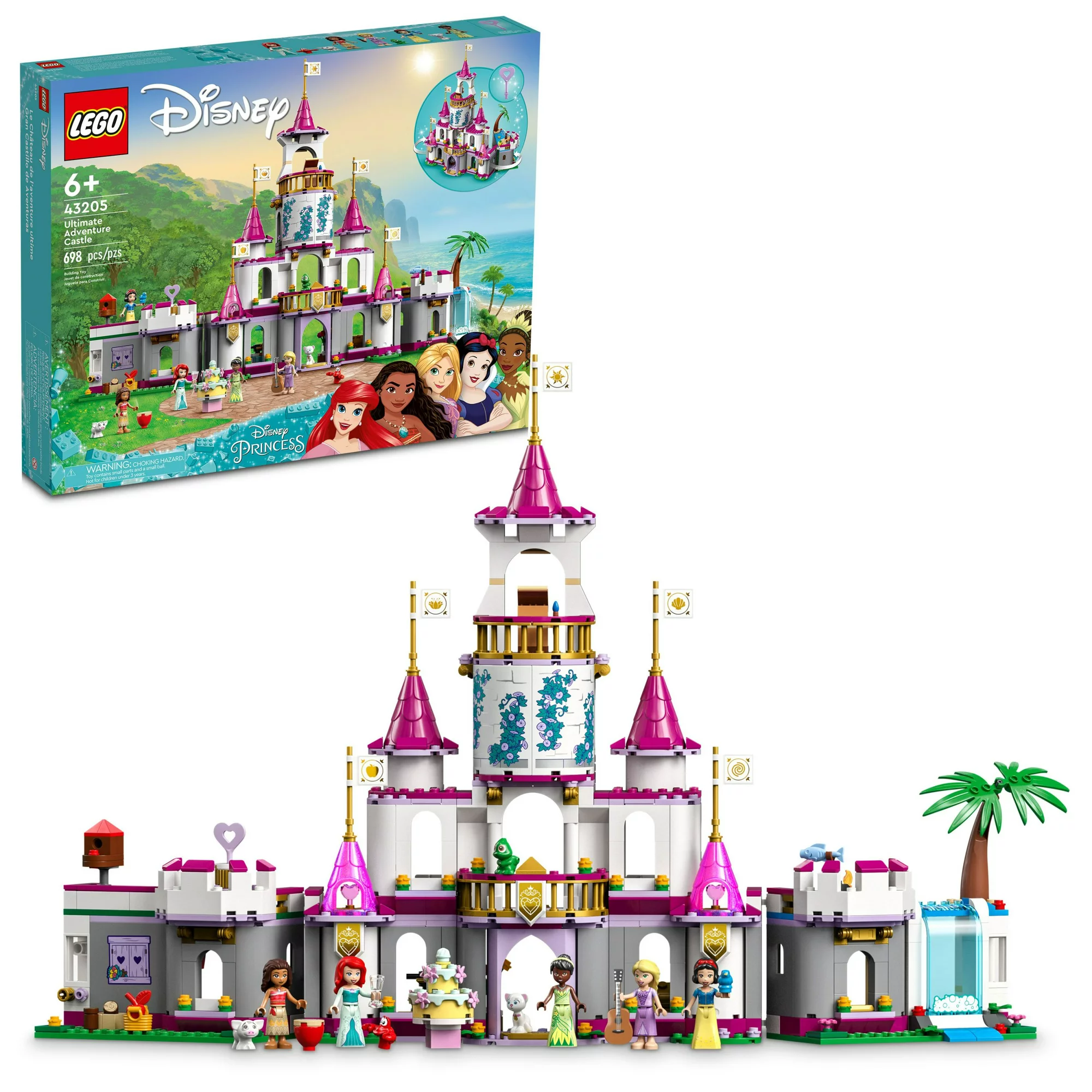 Lego Disney Princess Ultimate Adventure Castle 43205 Building Set (698 Pieces)