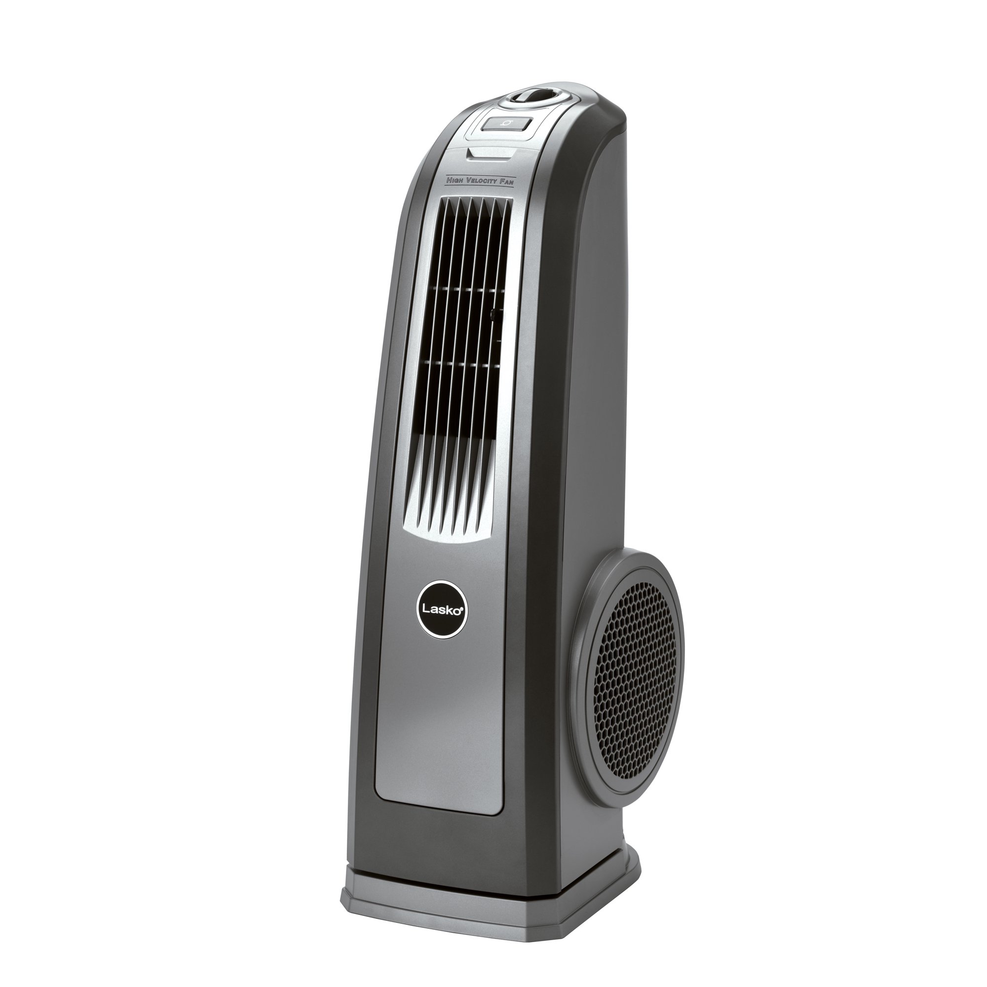 Lasko 30″ Space-Saving Oscillating High Velocity Blower Tower Fan with 3-Powerhouse Speeds. Gray