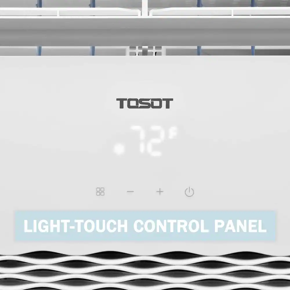 Tosot 8.000 BTU Window Air Conditioner With Temperature-Sensing Remote Energy Star Window AC. TST-WAC-CLT-8K
