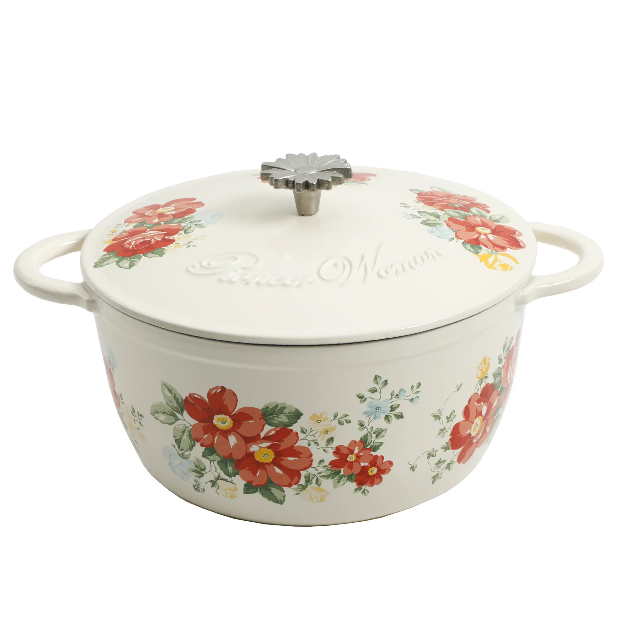 The Pioneer Woman Vintage Floral 5-Quart Dutch Oven