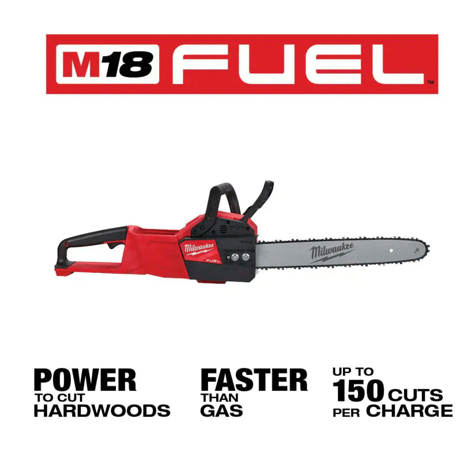 Milwaukee M18 Fuel 16 in. 18-Volt Lithium-Ion Brushless Cordless Chainsaw. Tool-Only (2727-20)