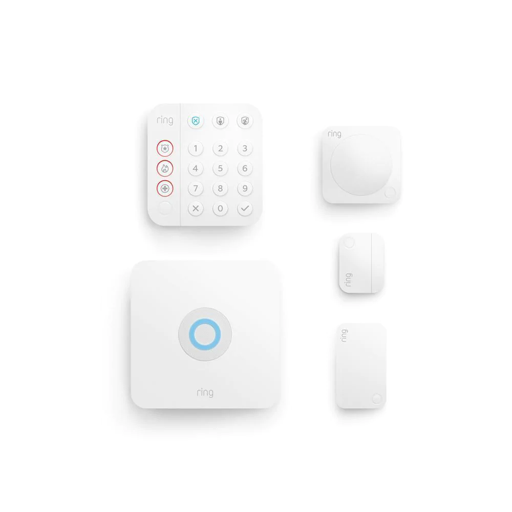 Ring Wireless Alarm Kit Home Security Kit. (5-Piece) (2nd Gen)