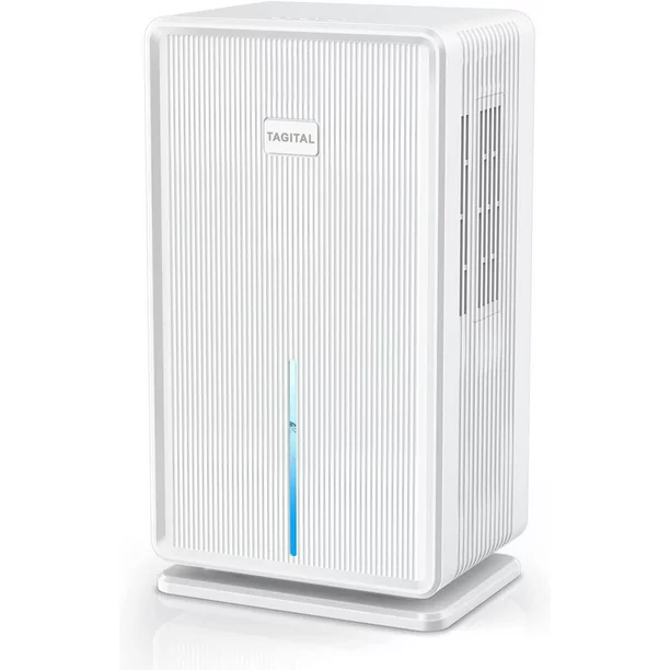 Tagital Household Dehumidifier. 102oz(3000ml) Large Water Tank Portable Quiet Dehumidifier