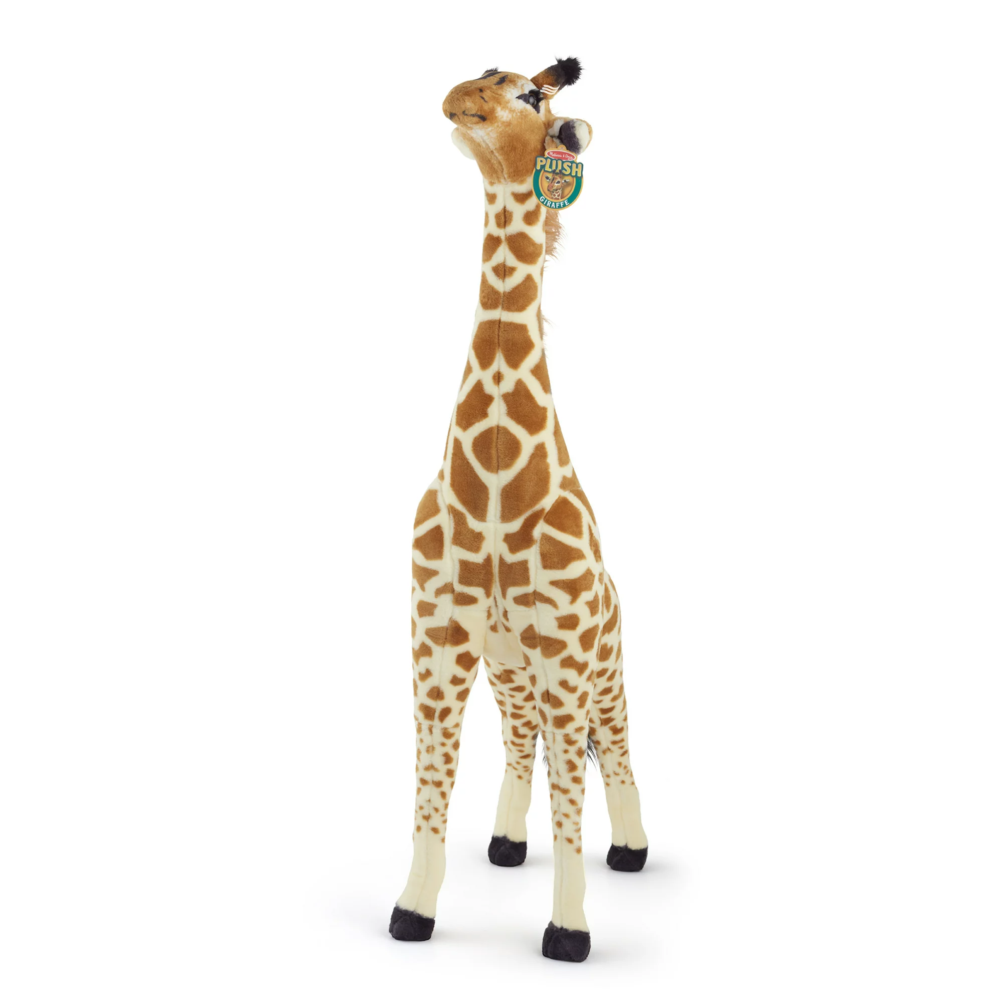 Melissa & Doug Giant Giraffe - Lifelike Plush Stuffed Animal. Over 4-Feet Tall