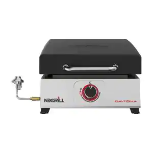 Nexgrill Daytona 1-Burner Propane Gas Table Top Griddle in Black