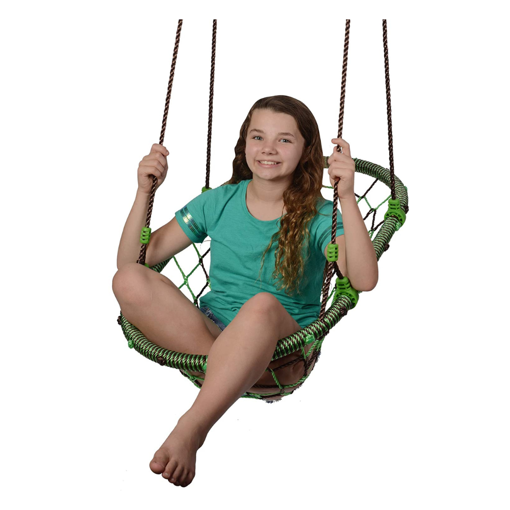 Swurfer Woval Green Adjustable Reclining Indoor and Outdoor Rocking Swing Holds 400 lbs