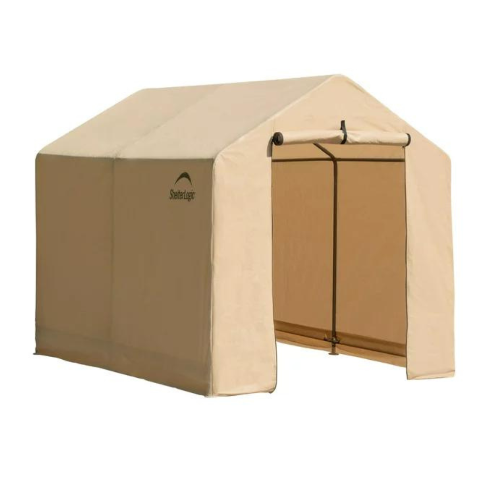 ShelterLogic 6-x8-x6-6″ Storage Shed-in-a-Box. Polyethylene