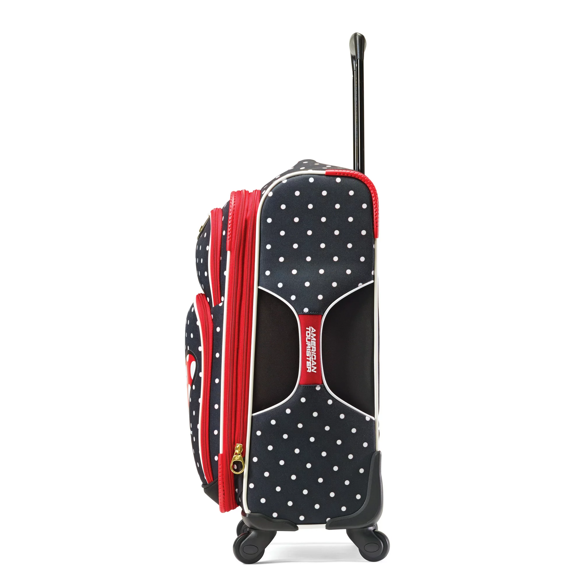 American Tourister Disney Minnie Mouse 21-inch Softside Spinner. Carry-On Luggage. Minnie Bow