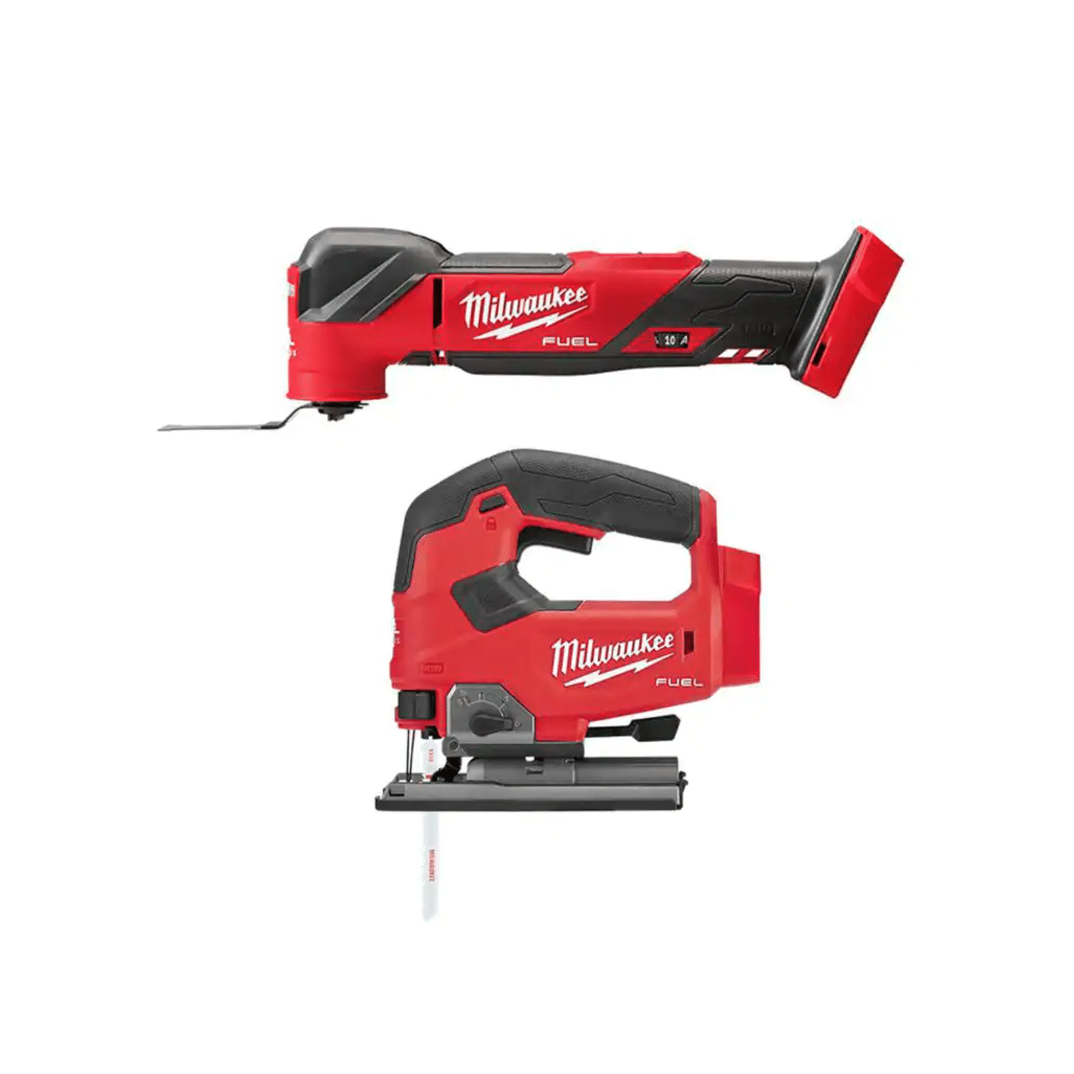 Milwaukee M18 Fuel 18V Lithium-Ion Cordless Brushless Oscillating Multi-Tool with FUEL Jigsaw. Tool-Only (2836-20-2737-20)