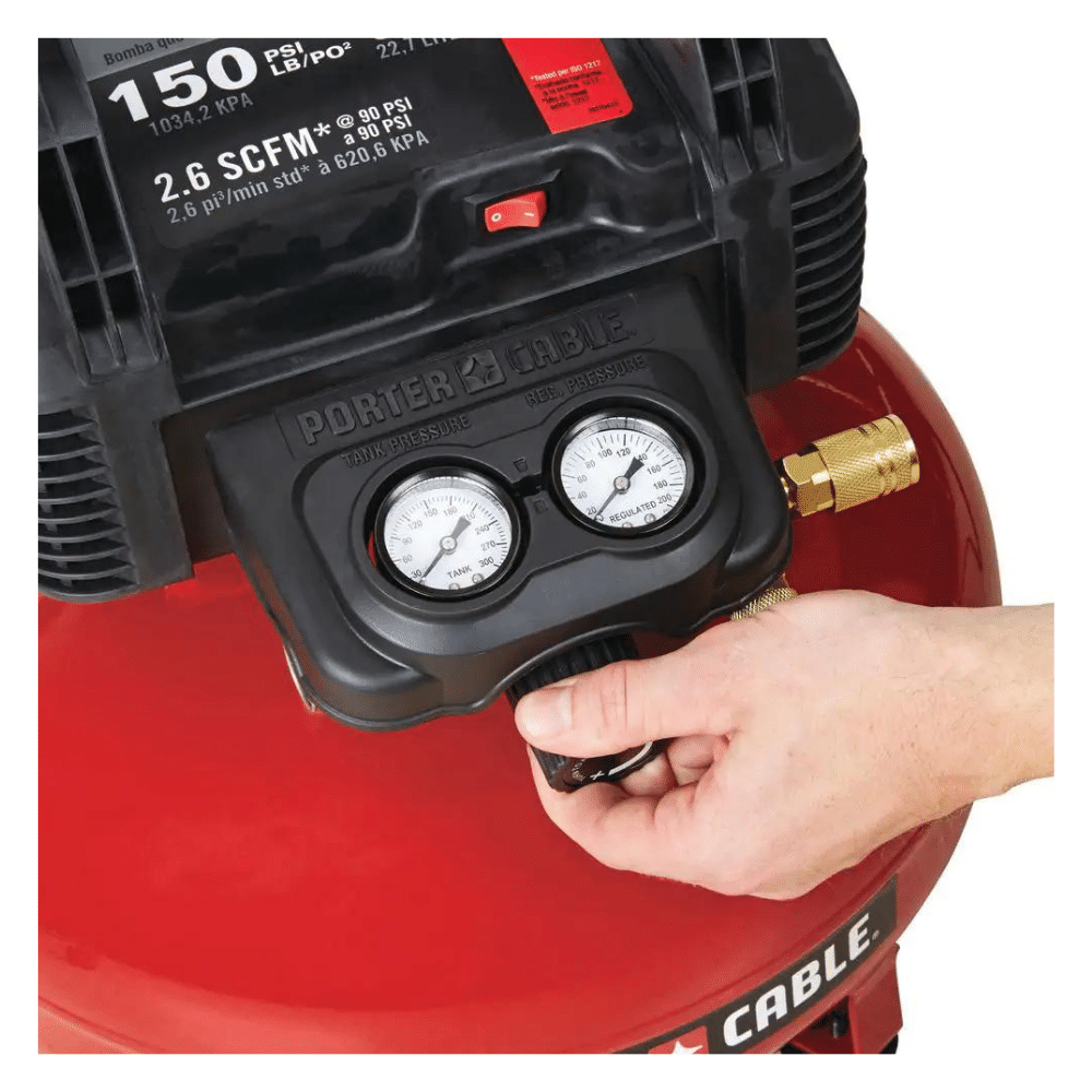 Porter-Cable 6 Gal. Portable Electric Air Compressor With 16-Gauge. 18-Gauge and 23-Gauge Nailer Combo Kit (3-Tool)
