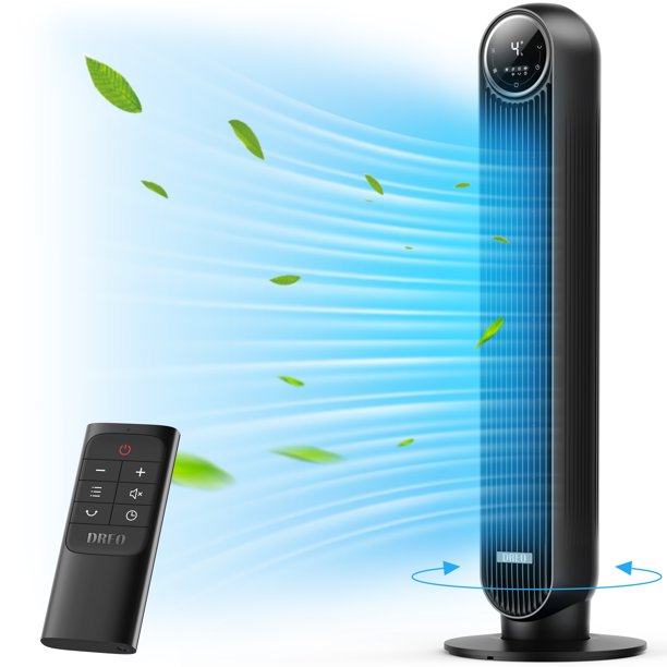 Dreo Tower Fan. Fan. 90  Oscillating 4 Modes. Fan With Remote. Large LED Display