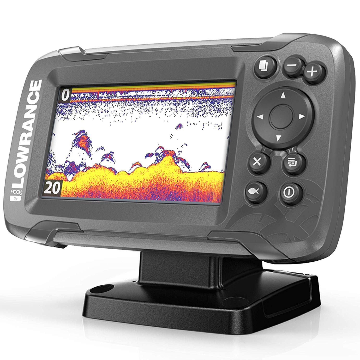 Lowrance HOOK2 4x Portable Fishfinder with Bullet Skimmer Transducer